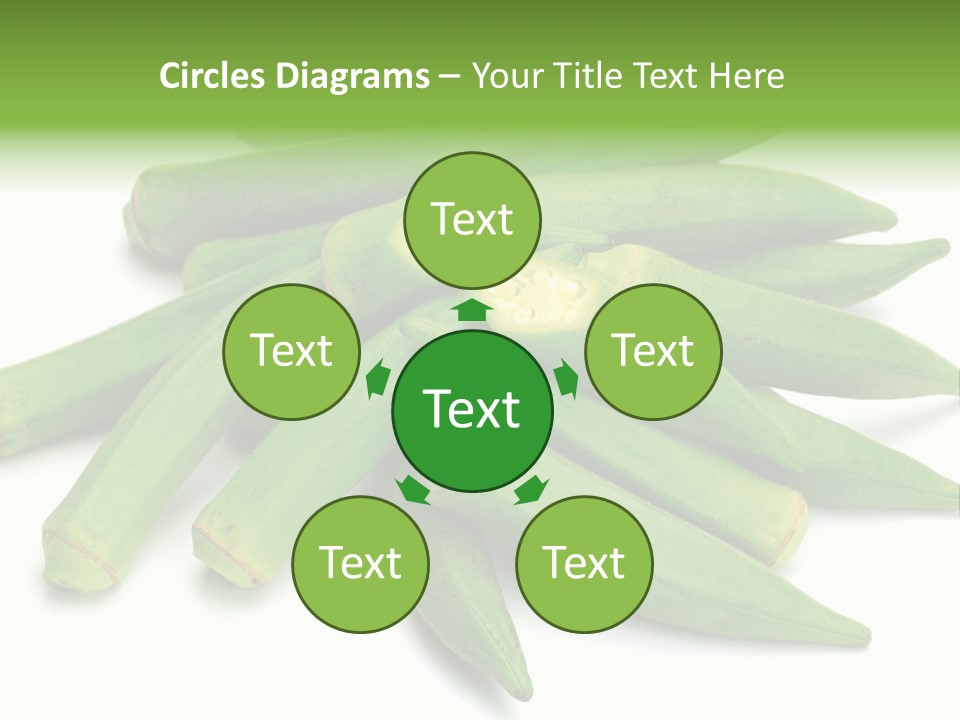 Vegetable Plural Number Green PowerPoint Template
