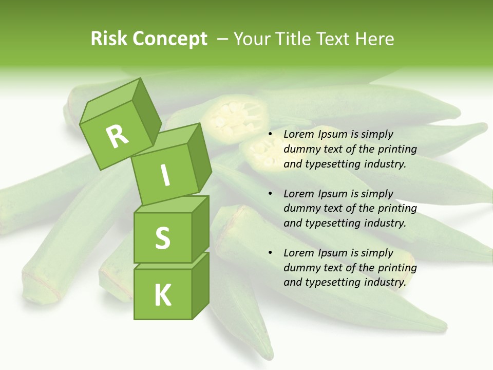 Vegetable Plural Number Green PowerPoint Template