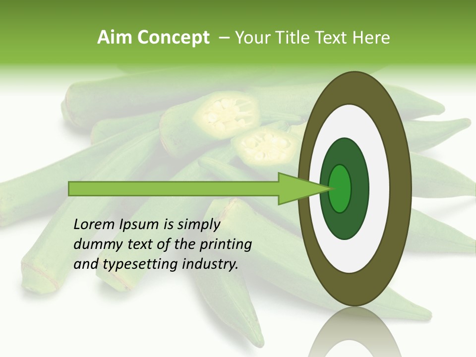Vegetable Plural Number Green PowerPoint Template