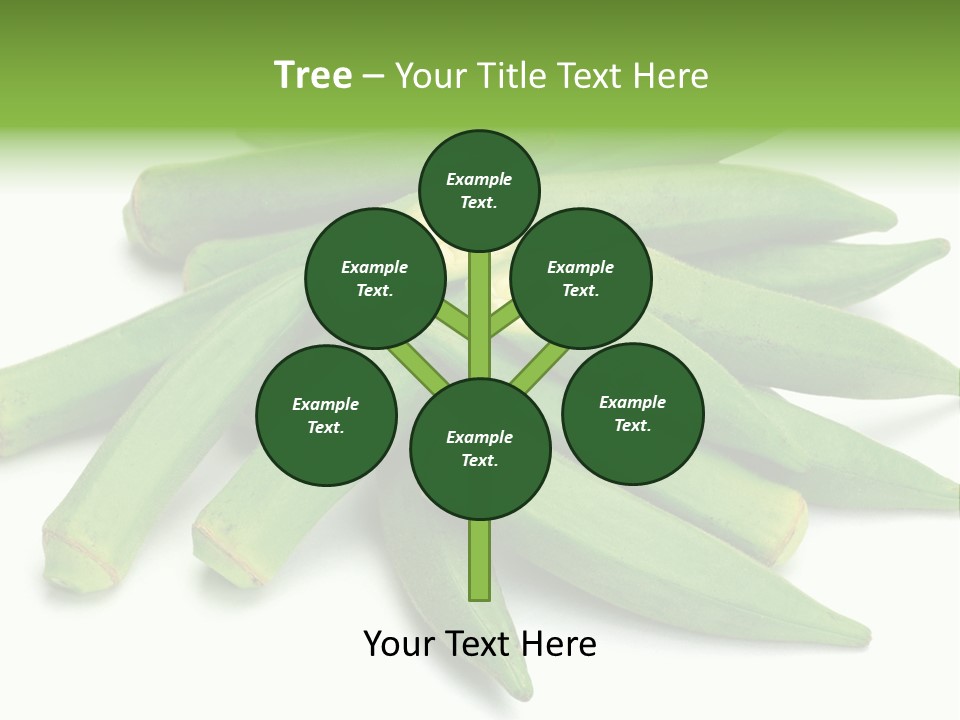 Vegetable Plural Number Green PowerPoint Template