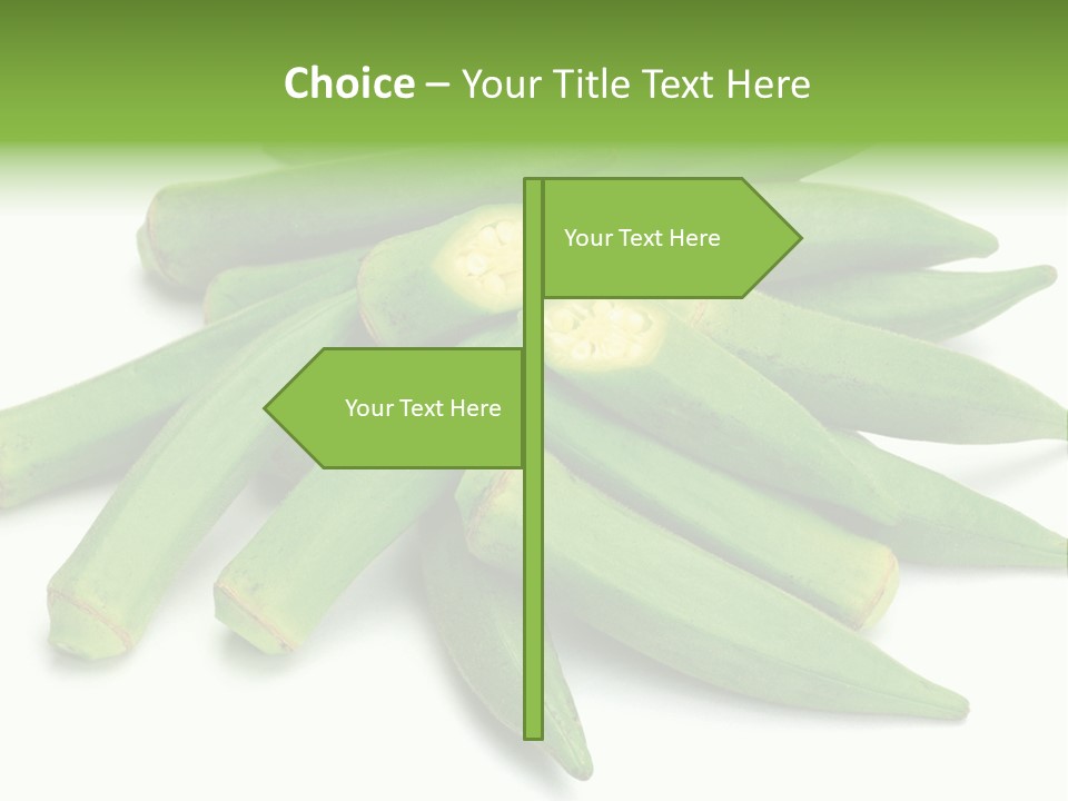 Vegetable Plural Number Green PowerPoint Template