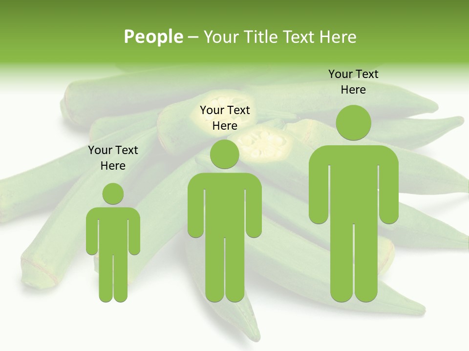 Vegetable Plural Number Green PowerPoint Template