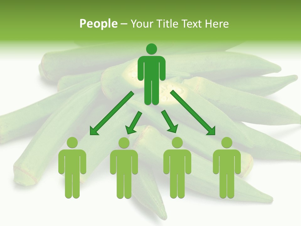 Vegetable Plural Number Green PowerPoint Template