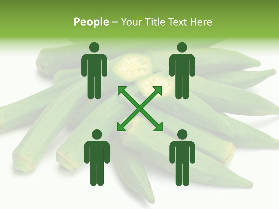 Vegetable Plural Number Green PowerPoint Template