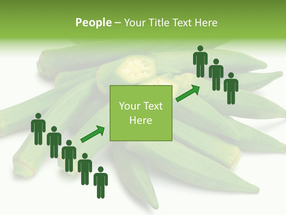 Vegetable Plural Number Green PowerPoint Template