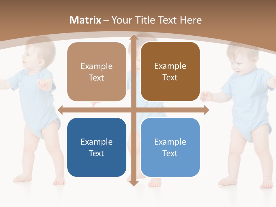 Funny Baby Innocence PowerPoint Template