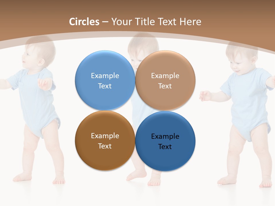 Funny Baby Innocence PowerPoint Template