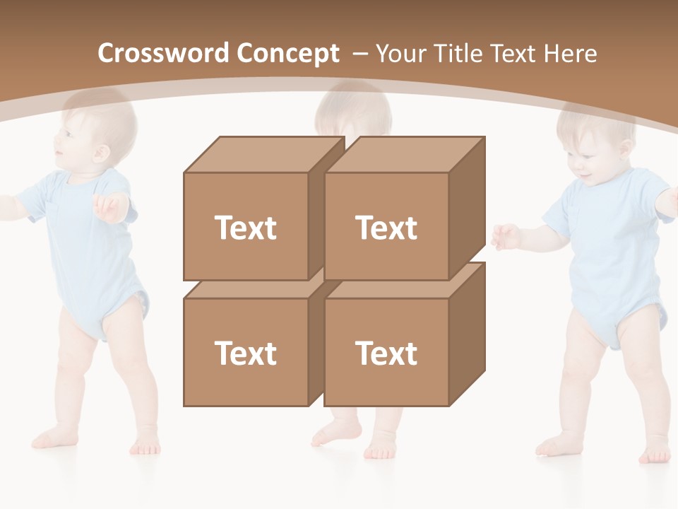 Funny Baby Innocence PowerPoint Template