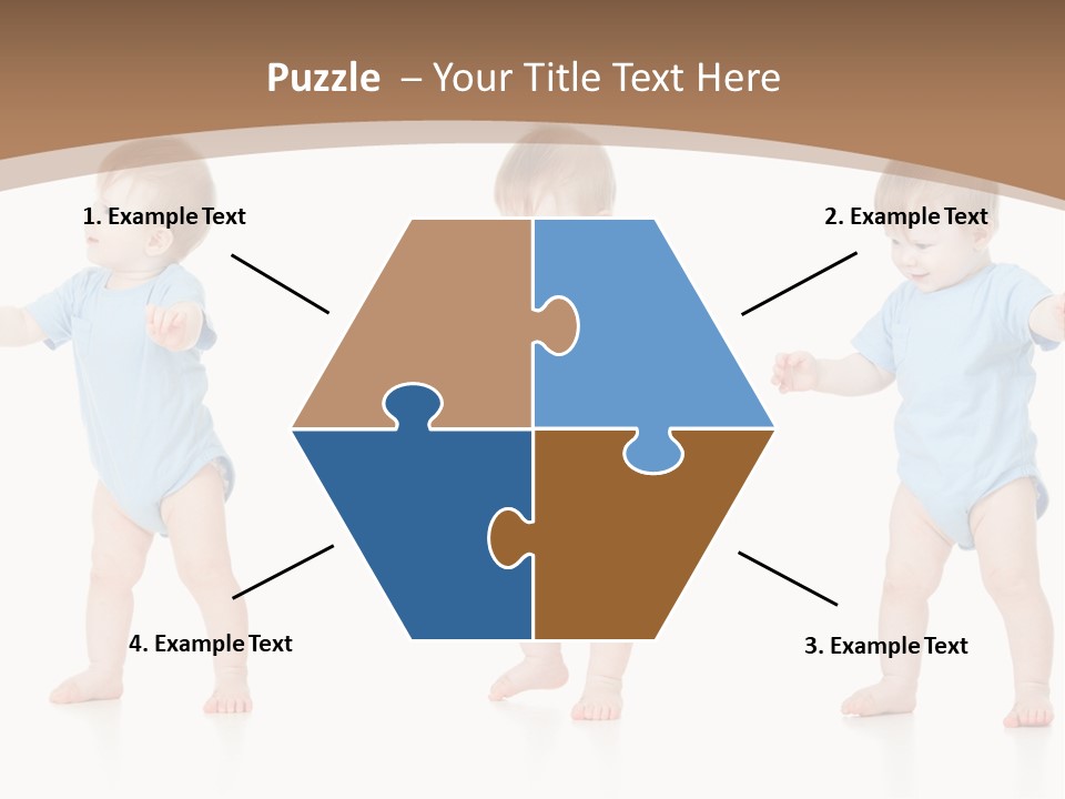 Funny Baby Innocence PowerPoint Template