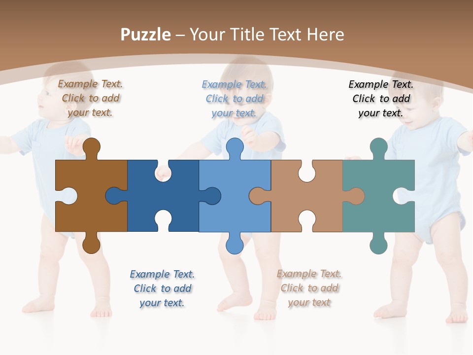 Funny Baby Innocence PowerPoint Template