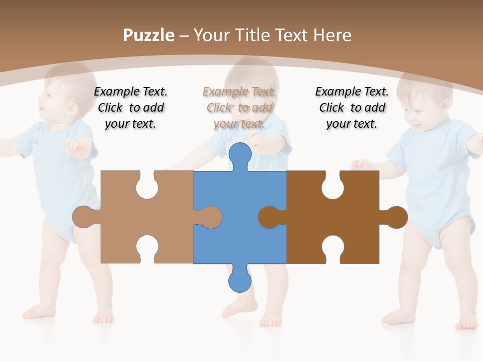 Funny Baby Innocence PowerPoint Template