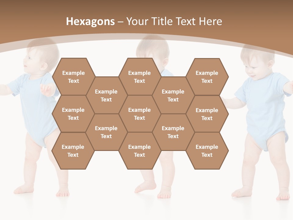 Funny Baby Innocence PowerPoint Template