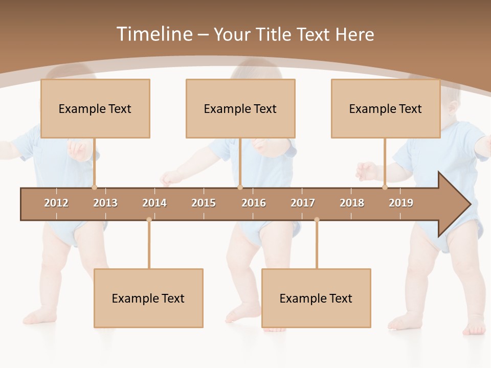 Funny Baby Innocence PowerPoint Template