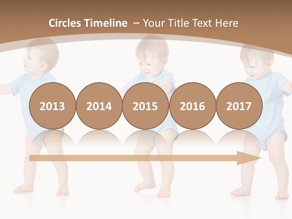 Funny Baby Innocence PowerPoint Template