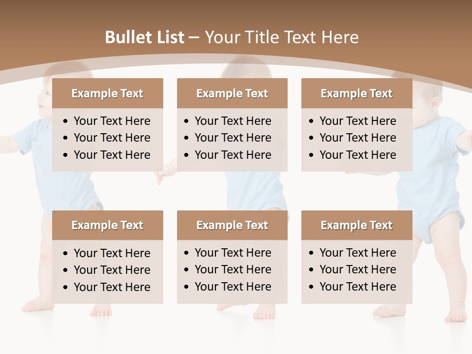 Funny Baby Innocence PowerPoint Template