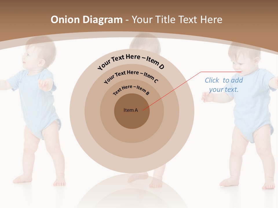 Funny Baby Innocence PowerPoint Template