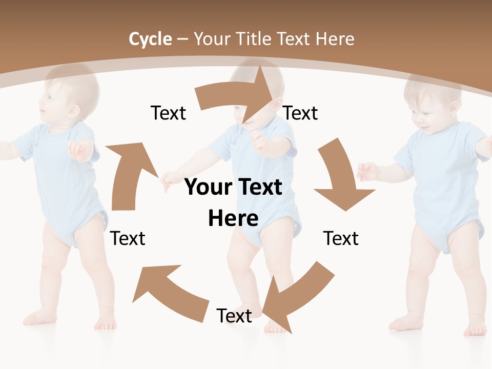 Funny Baby Innocence PowerPoint Template