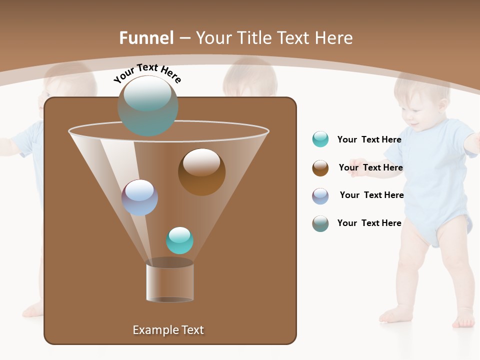 Funny Baby Innocence PowerPoint Template