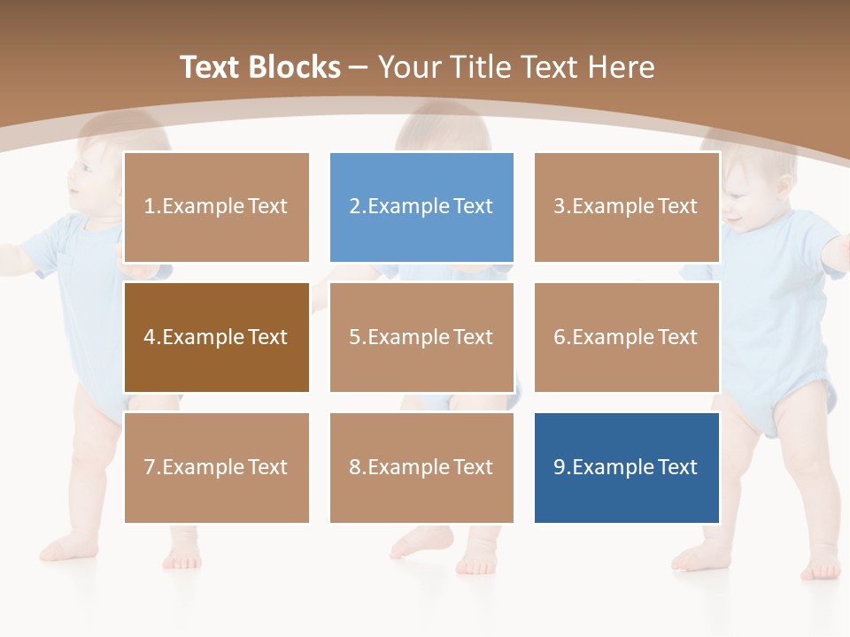 Funny Baby Innocence PowerPoint Template