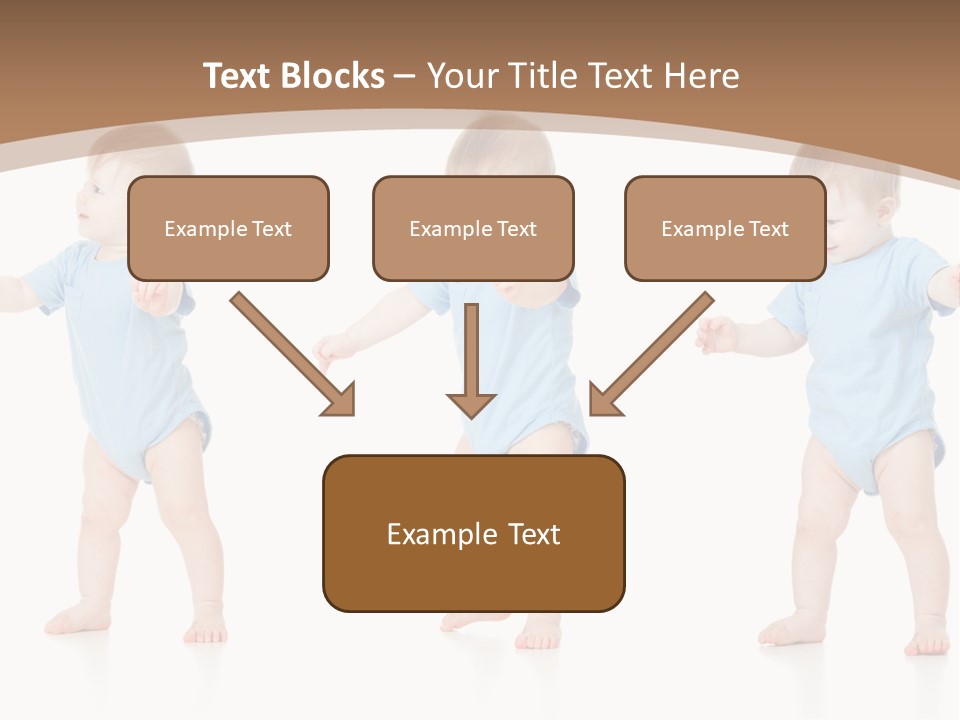 Funny Baby Innocence PowerPoint Template