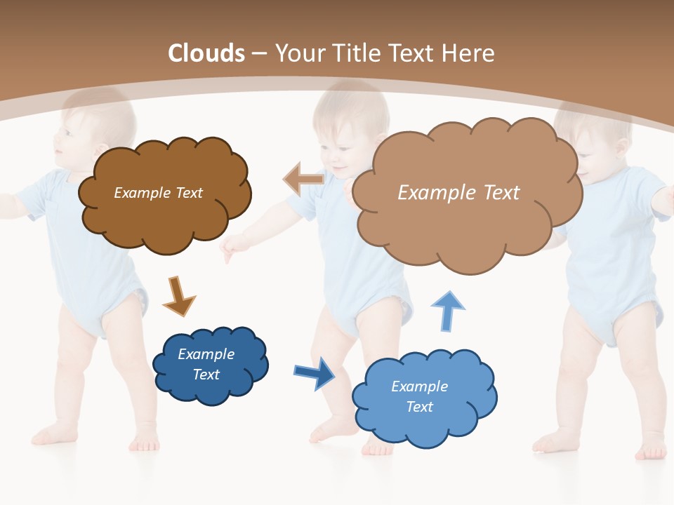 Funny Baby Innocence PowerPoint Template
