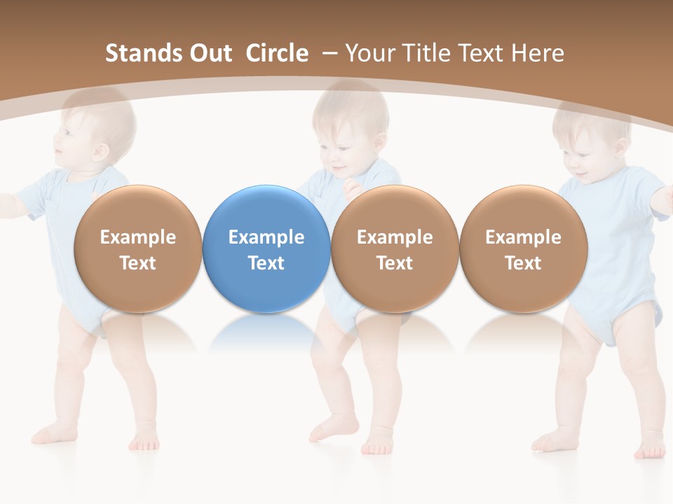 Funny Baby Innocence PowerPoint Template