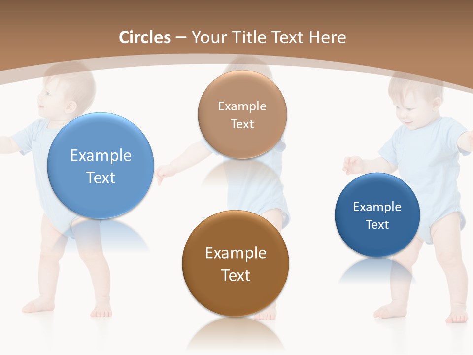 Funny Baby Innocence PowerPoint Template