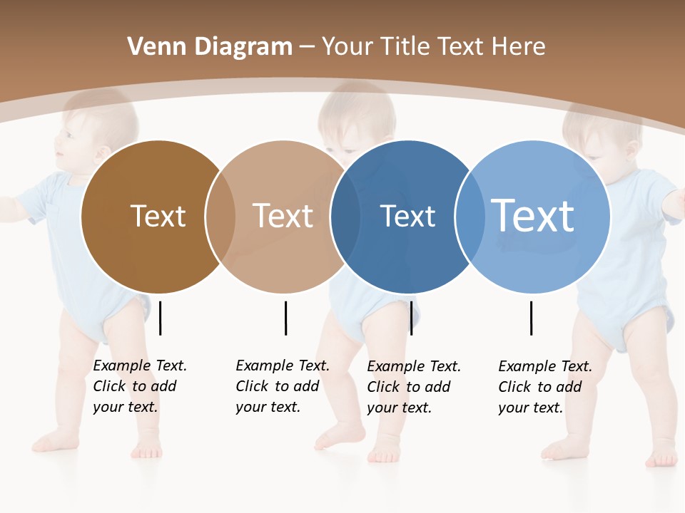 Funny Baby Innocence PowerPoint Template