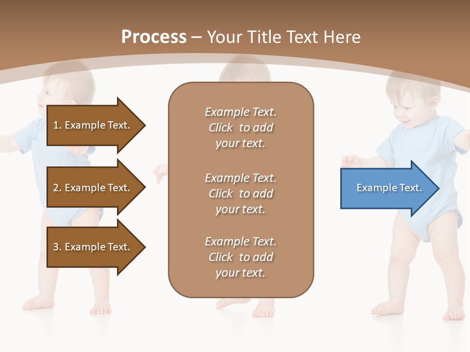 Funny Baby Innocence PowerPoint Template
