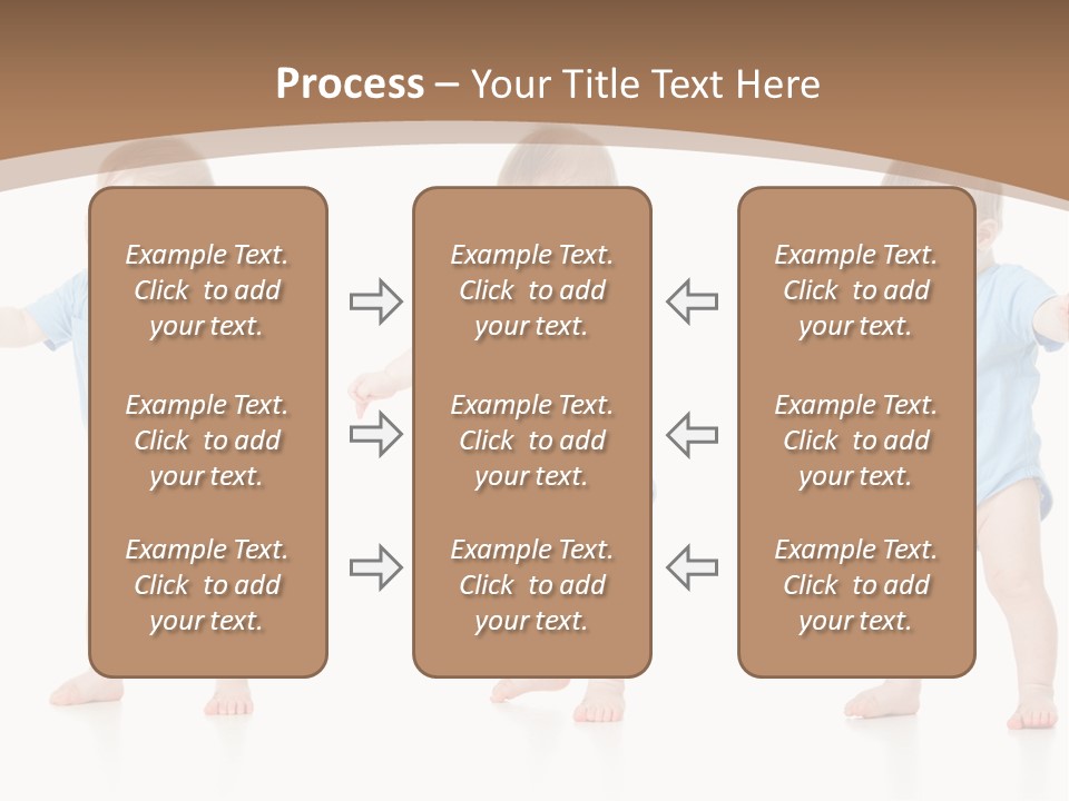 Funny Baby Innocence PowerPoint Template
