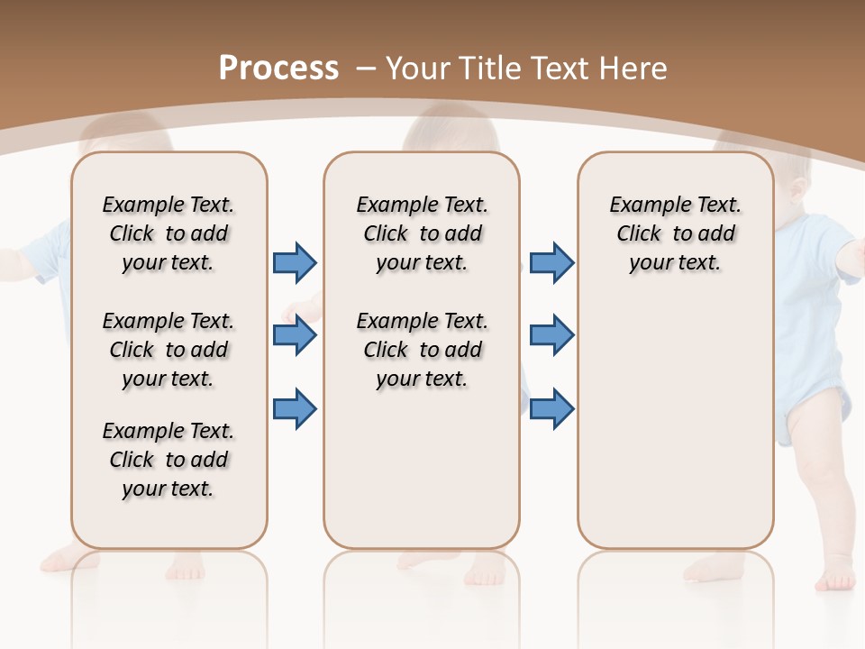 Funny Baby Innocence PowerPoint Template