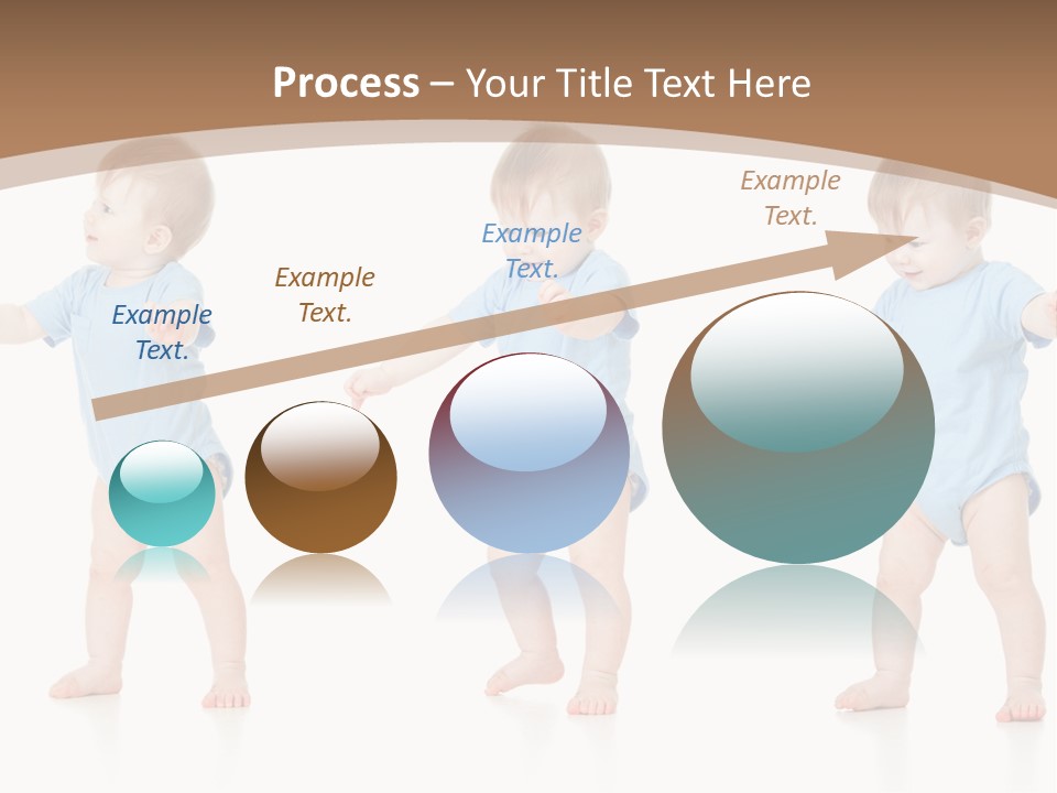 Funny Baby Innocence PowerPoint Template