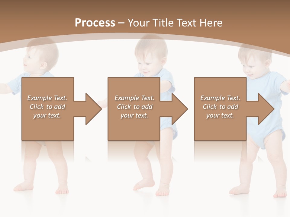 Funny Baby Innocence PowerPoint Template
