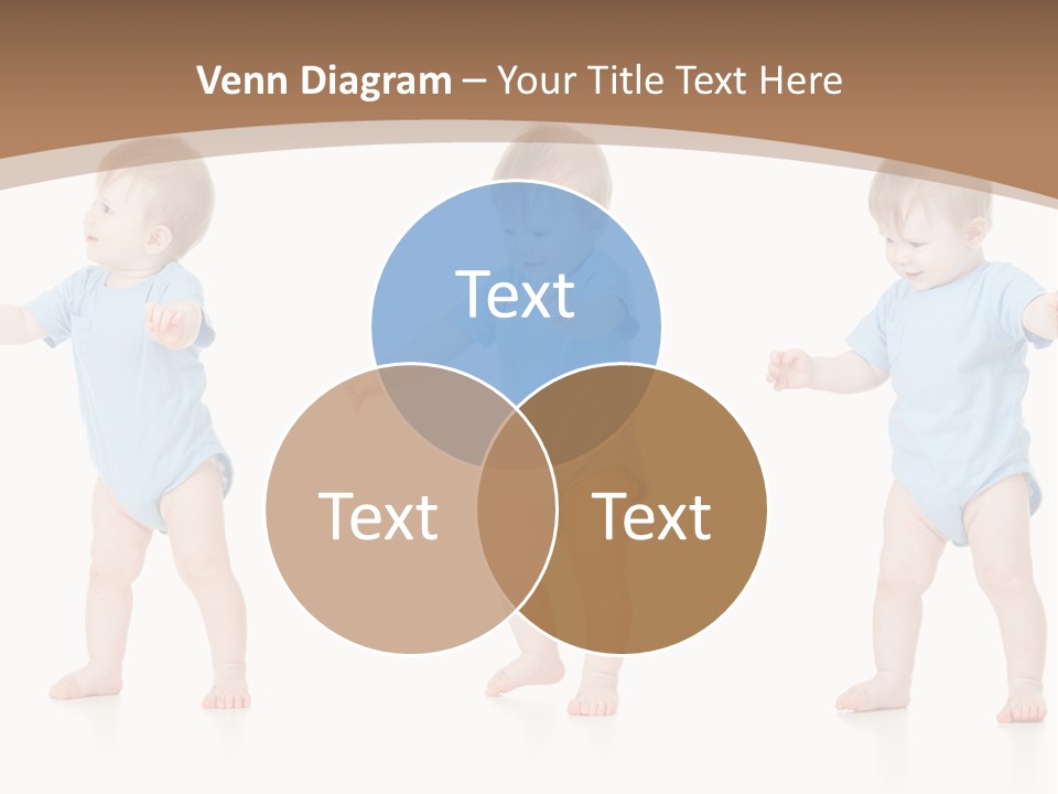 Funny Baby Innocence PowerPoint Template