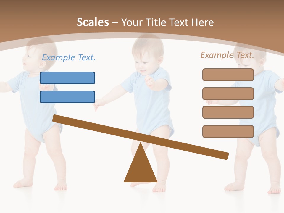 Funny Baby Innocence PowerPoint Template