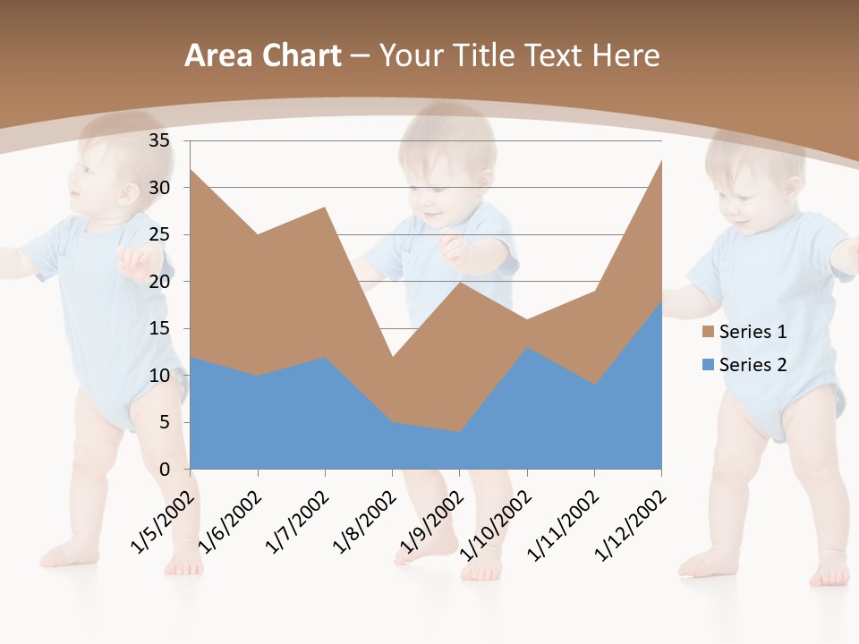 Funny Baby Innocence PowerPoint Template