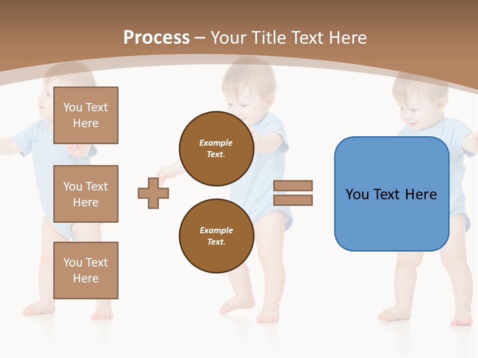 Funny Baby Innocence PowerPoint Template