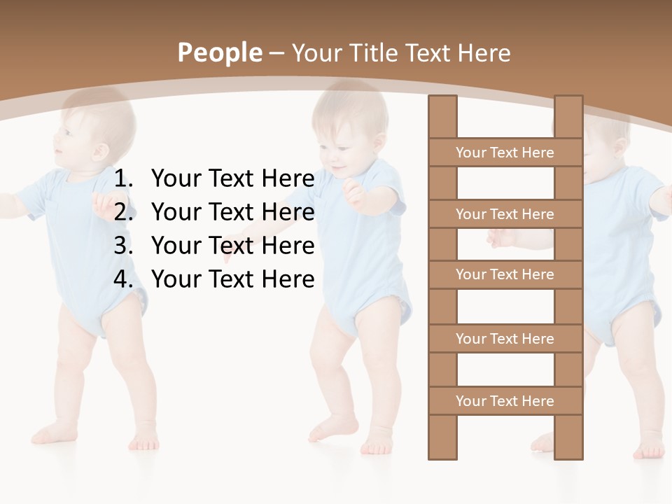 Funny Baby Innocence PowerPoint Template