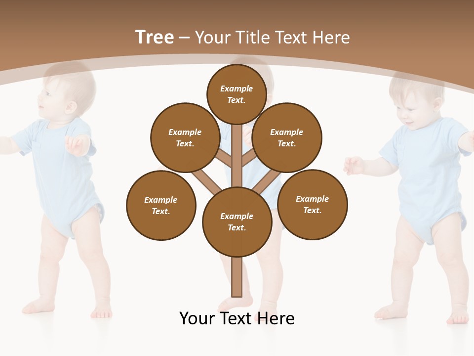 Funny Baby Innocence PowerPoint Template