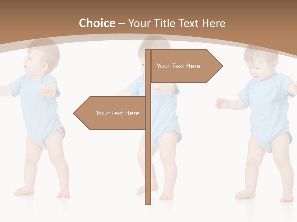 Funny Baby Innocence PowerPoint Template