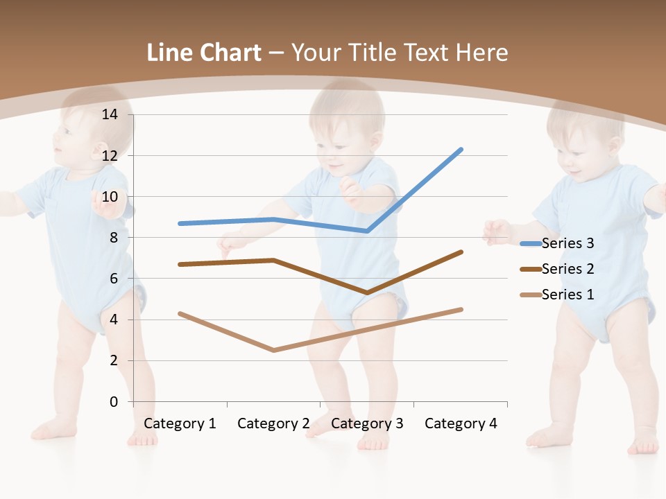 Funny Baby Innocence PowerPoint Template