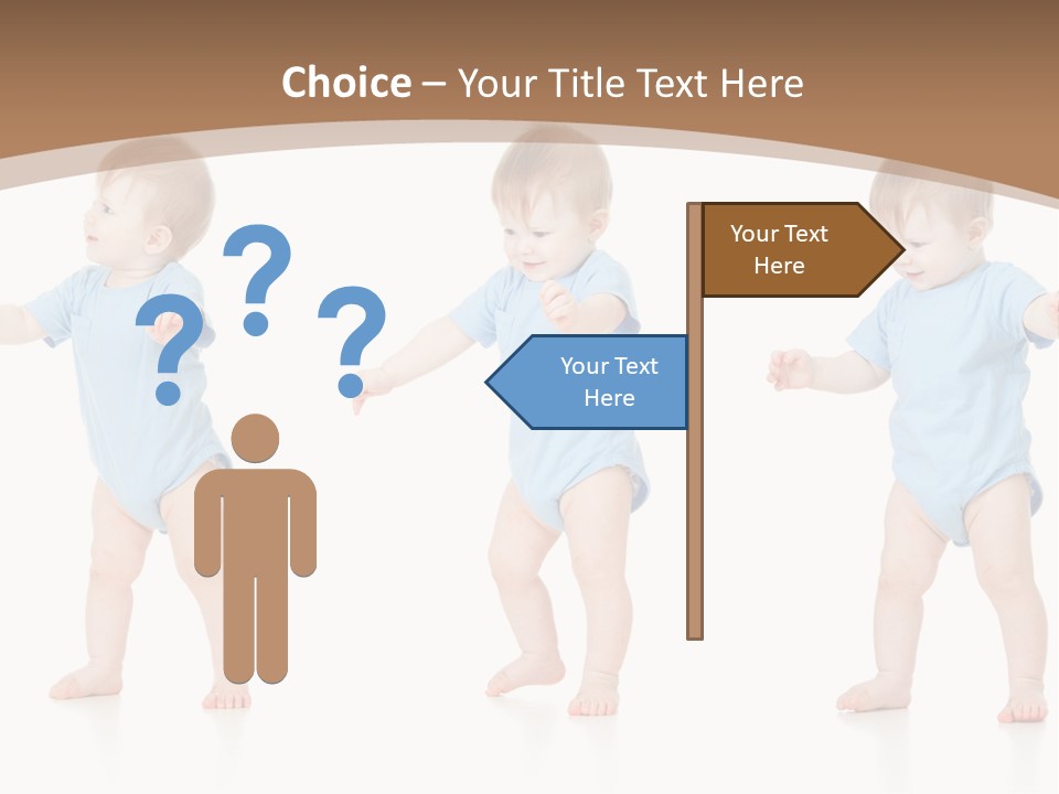 Funny Baby Innocence PowerPoint Template