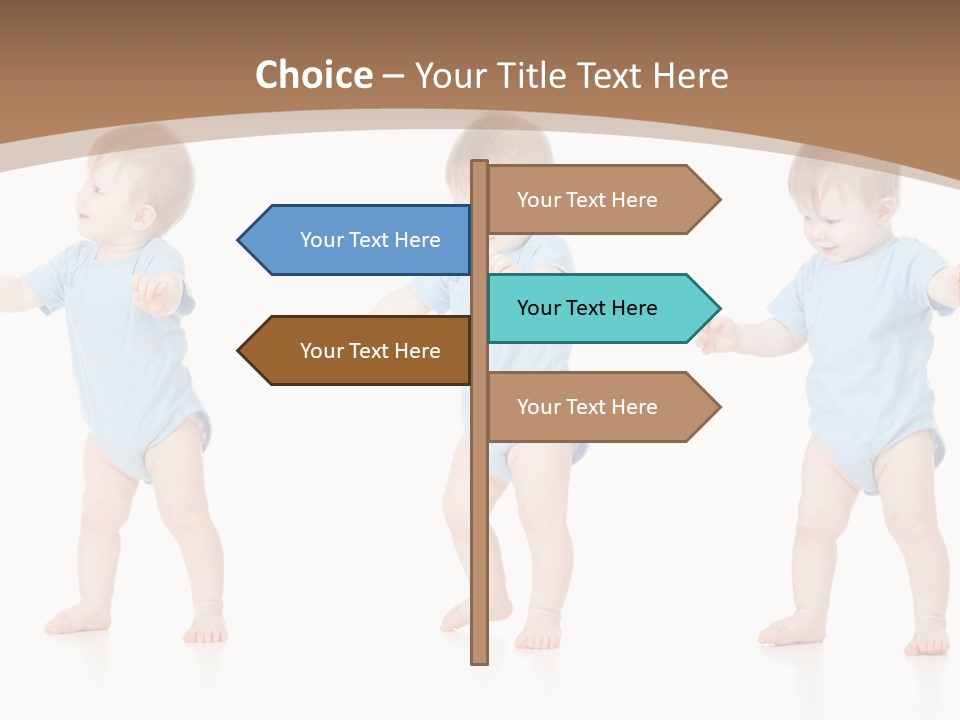 Funny Baby Innocence PowerPoint Template