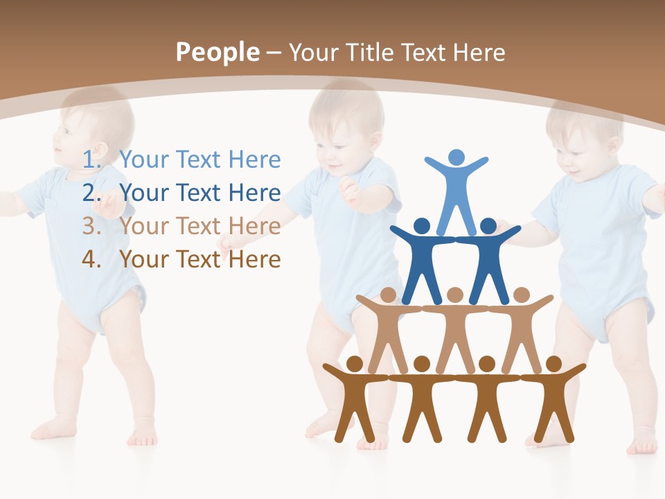 Funny Baby Innocence PowerPoint Template