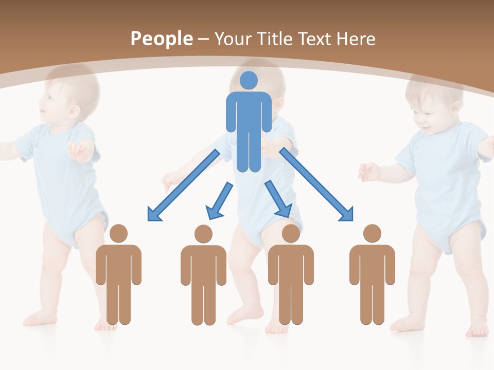 Funny Baby Innocence PowerPoint Template