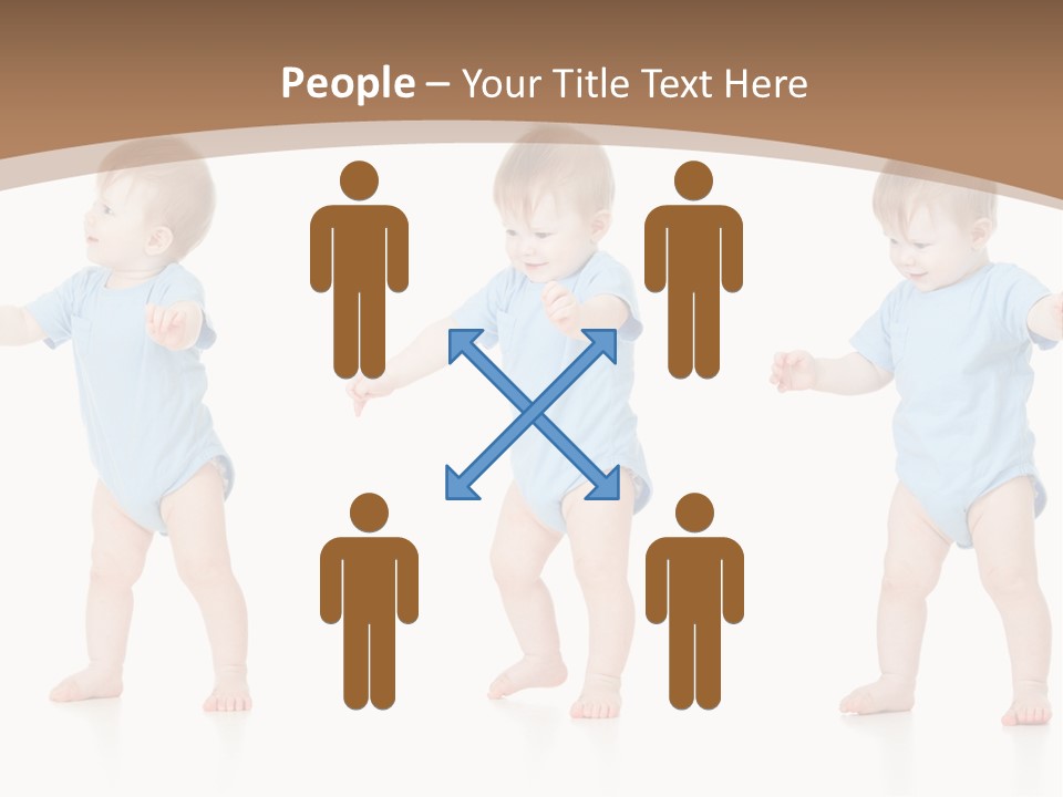 Funny Baby Innocence PowerPoint Template
