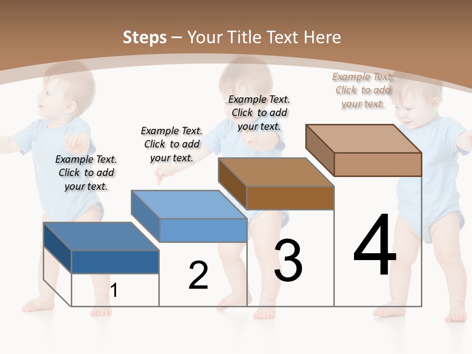Funny Baby Innocence PowerPoint Template