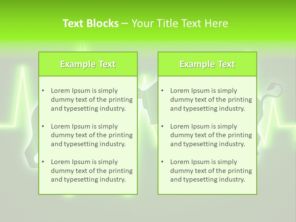 Bull Market Bullish Technical Analysis PowerPoint Template