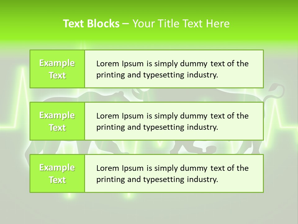 Bull Market Bullish Technical Analysis PowerPoint Template