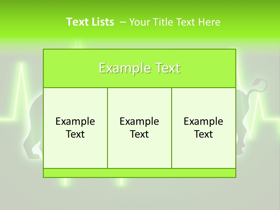 Bull Market Bullish Technical Analysis PowerPoint Template